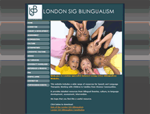 Tablet Screenshot of londonsigbilingualism.co.uk